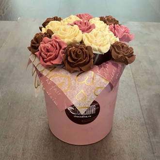 Подарочный Букет шоколадных роз 15 штук